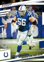 2022 Panini Prestige Base Set Quenton Nelson #126 card