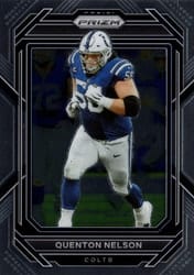 2022 Panini Prizm Base Set Quenton Nelson #124 card