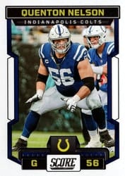 2023 Score Base Set Quenton Nelson #10 card