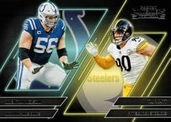 2022 Panini Contenders Contenders Series Quenton Nelson / T.J. Watt #CS-NW card