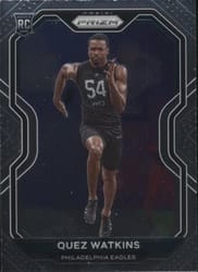 2020 Panini Prizm Base Set Quez Watkins #344 card