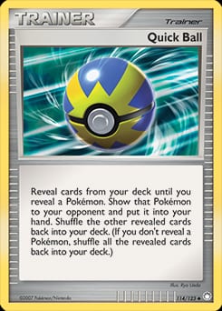 Mysterious Treasures Quick Ball #114 card
