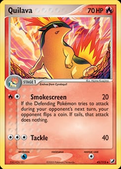Unseen Forces Quilava #45 card