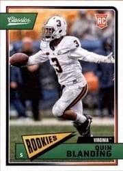 2018 Panini Classics Base Set Quin Blanding #264 card