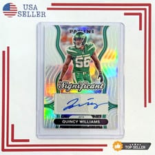 2024 Panini Prizm Significant Signatures Quincy Williams #SS-QWS card