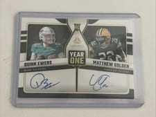 2025 Panini Luminance Year One Dual Signatures Quinn Ewers/Matthew Golden #6 card