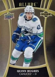 2019-20 Upper Deck Allure Base Set Quinn Hughes #101 card