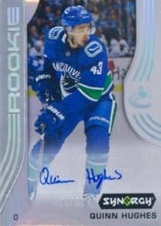 2019-20 Upper Deck Synergy Base Set Quinn Hughes #92 card