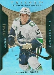 2019-20 Upper Deck Trilogy Base Set Quinn Hughes #113 card
