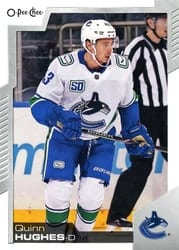 2020-21 O-Pee-Chee Base Set Quinn Hughes #323 card