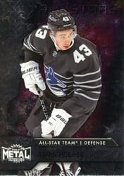 2020-21 SkyBox Metal Universe Base Set Quinn Hughes #170 card