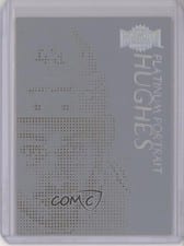 2021-22 SkyBox Metal Universe Platinum Portraits Quinn Hughes #PP-22 card