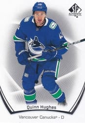 2021-22 SP Authentic Base Set Quinn Hughes #27 card