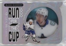 2021-22 Upper Deck Black Diamond Run for the Cup Quinn Hughes #RUN-QH card