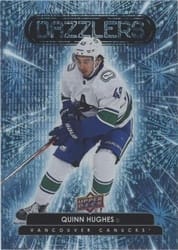 2022-23 Upper Deck Dazzlers Quinn Hughes #DZ-43 card