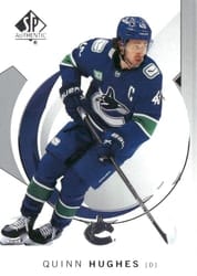2024-25 SP Authentic Base Set Quinn Hughes #90 card