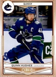 2024-25 Upper Deck O-Pee-Chee Glossy Quinn Hughes #OG-18 card