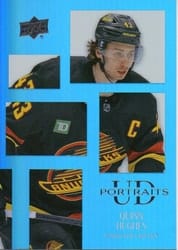 2024-25 Upper Deck UD Portraits Quinn Hughes #P54 card