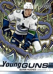 2024-25 Upper Deck Young Guns Renewed (Series Two) Quinn Hughes #249 card