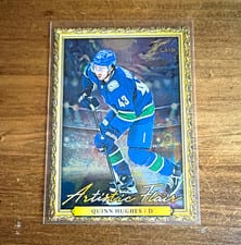 2025-26 Flair Artistic Flair Quinn Hughes #AF-5 card
