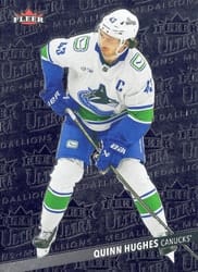 2025-26 Fleer Ultra Medallions Quinn Hughes #M-16 card
