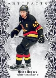 2025-26 Upper Deck Artifacts Base Set Quinn Hughes #61 card