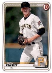 2020 Bowman Draft Base Set Quinn Priester #BD-53 card
