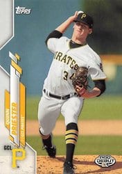 2020 Topps Pro Debut Base Set Quinn Priester #PD-151 card