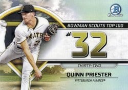 2023 Bowman Bowman Scouts Top 100 Quinn Priester #BTP-32 card