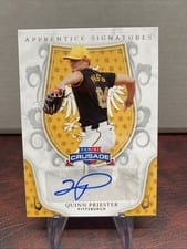 2024 Panini Crusade Apprentice Signatures Quinn Priester #AS-QPR