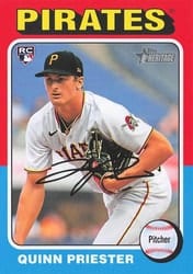 2024 Topps Heritage Base Set Quinn Priester #172c card