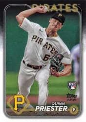 2024 Topps Japan Edition Base Set Quinn Priester #128 card