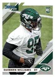 2019 Donruss Base Set Quinnen Williams #253 card