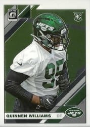 2019 Donruss Optic Base Set Quinnen Williams #103 card