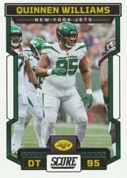 2023 Score Base Set Quinnen Williams #293 card