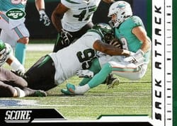 2023 Score Sack Attack Quinnen Williams #10 card