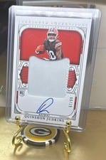 2025 Panini National Treasures Rookie Treasured Impressions Quinshon Judkins #15 card