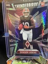 2025 Panini Phoenix Thunderbirds Quinshon Judkins Red #12 card