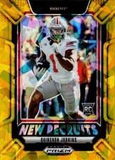 2025 Panini Prizm Draft Picks New Recruits Quinshon Judkins #19 card