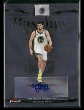 2025-26 Finest Baseline Autographs Quinten Post #BA-QP card