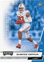 2020 Panini Playoff Base Set Quintez Cephus #246 card