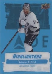 2022-23 Upper Deck Highlighters Quinton Byfield #HL-10 card