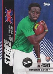 2020 Topps XFL Stars of the XFL Quinton Flowers #20 card