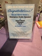 2024 Topps Resurgence Resurgence Rookie Signatures Quinyon Mitchell #RRS-QM card
