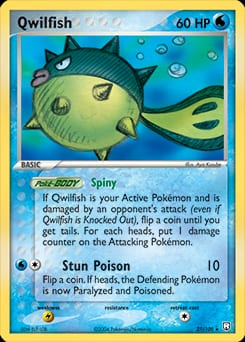 Team Rocket Returns Qwilfish #27 card