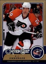 2008-09 O-Pee-Chee Base Set R.J. Umberger #286 card