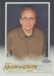 2020 Topps Allen & Ginter Chrome Base Set R.L. Stine #297 card