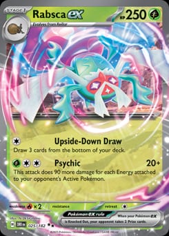 Destined Rivals Rabsca ex #25 card
