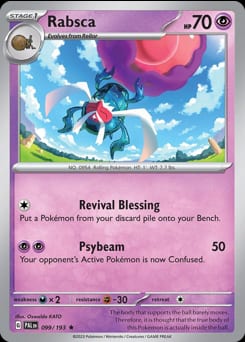 Paldea Evolved Rabsca #99 card