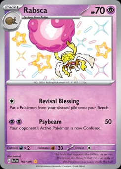 Paldean Fates Rabsca #163 card